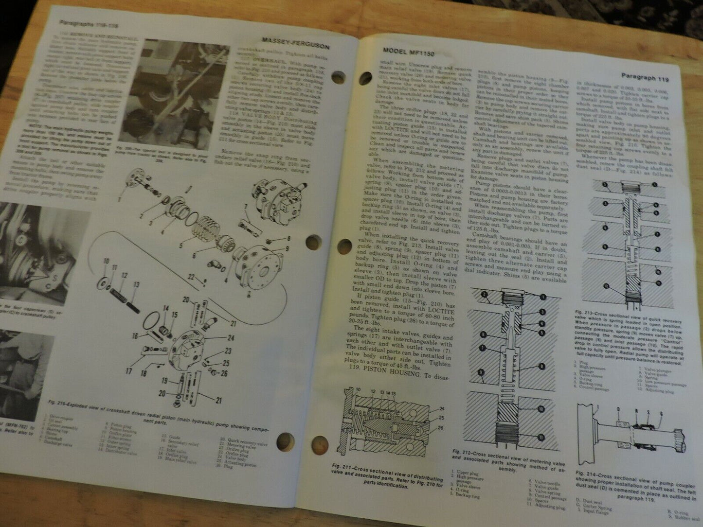 MASSEY-FERGUSON SHOP MANUAL: MODELS MF1150 MANUAL NO MF-30: 1974