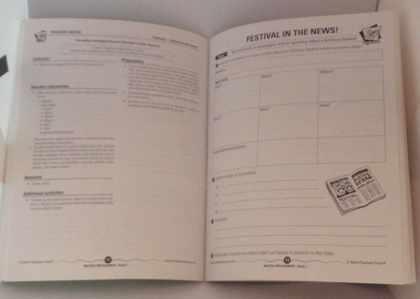 Teacher's Guide Grade 4 Math Basics & Multiple Intelligences Books