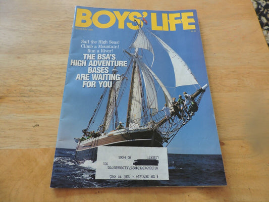 BOYS' LIFE MAGAZINE--FEBRUARY 1990--THE BSA'S HIGH ADVENTURE BASES