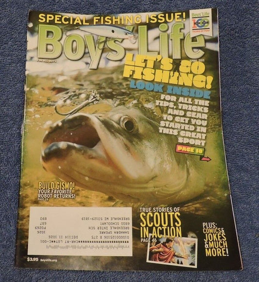 Boy's Life April 2011 Issue Features: Fishing