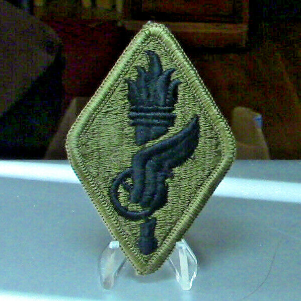 U.S. Army Unit Patch: Army Subdued Flying Torch