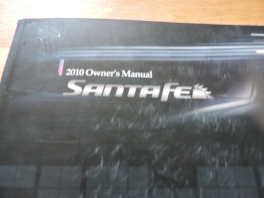 Used 2010 Hyundai Santa Fe Factory Owners Owner's Manual