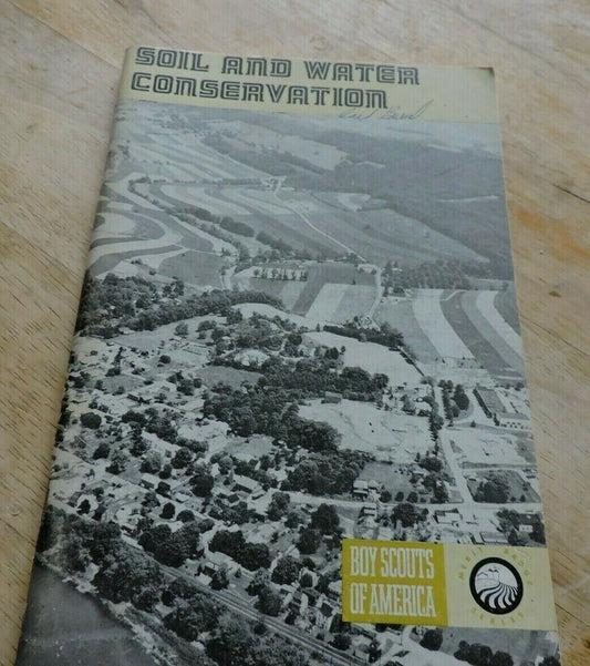 BOY SCOUT MERIT BADGE BOOK: SOIL AND WATER CONSERVATION 1972