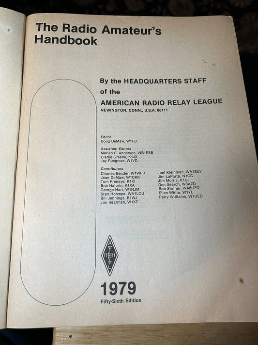 Softcover: The 1979 ARRL Handbook for the Radio Amateur