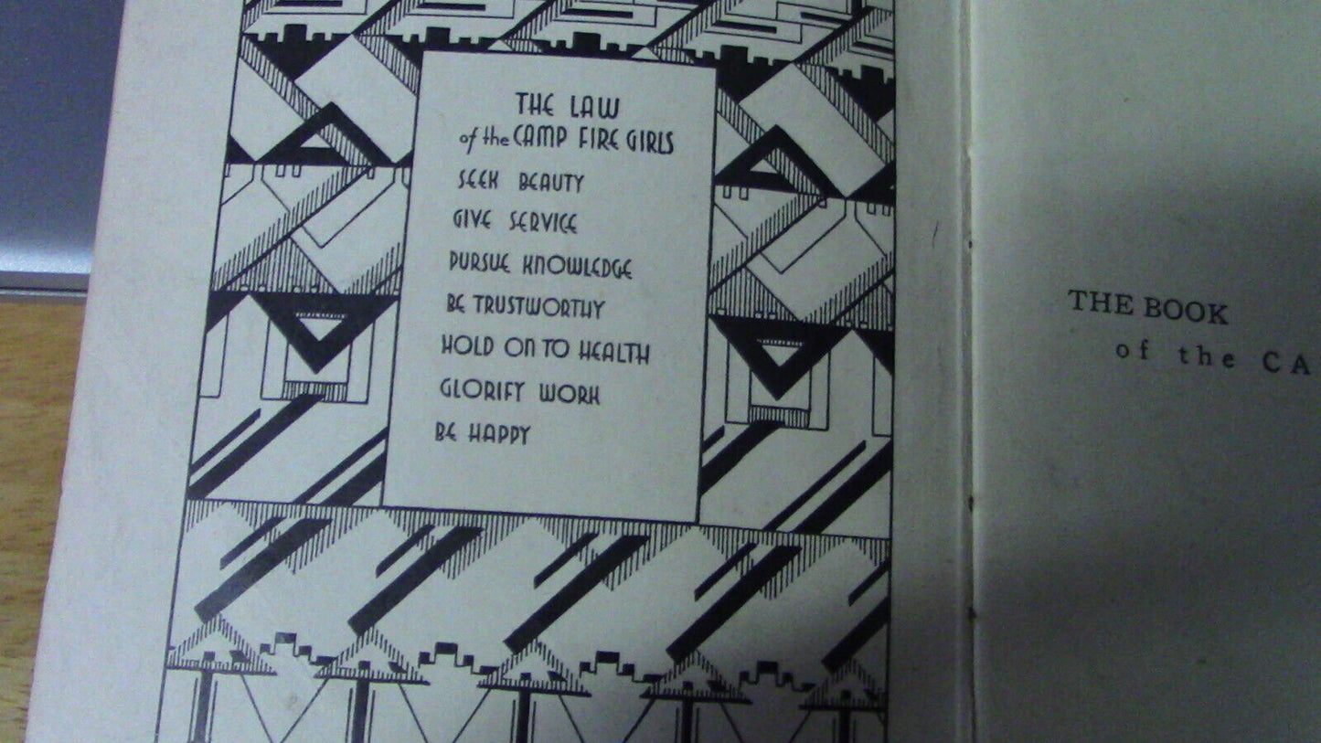 Book of the Camp Fire Girls 1936 Edition Illustrated Soft Cover
