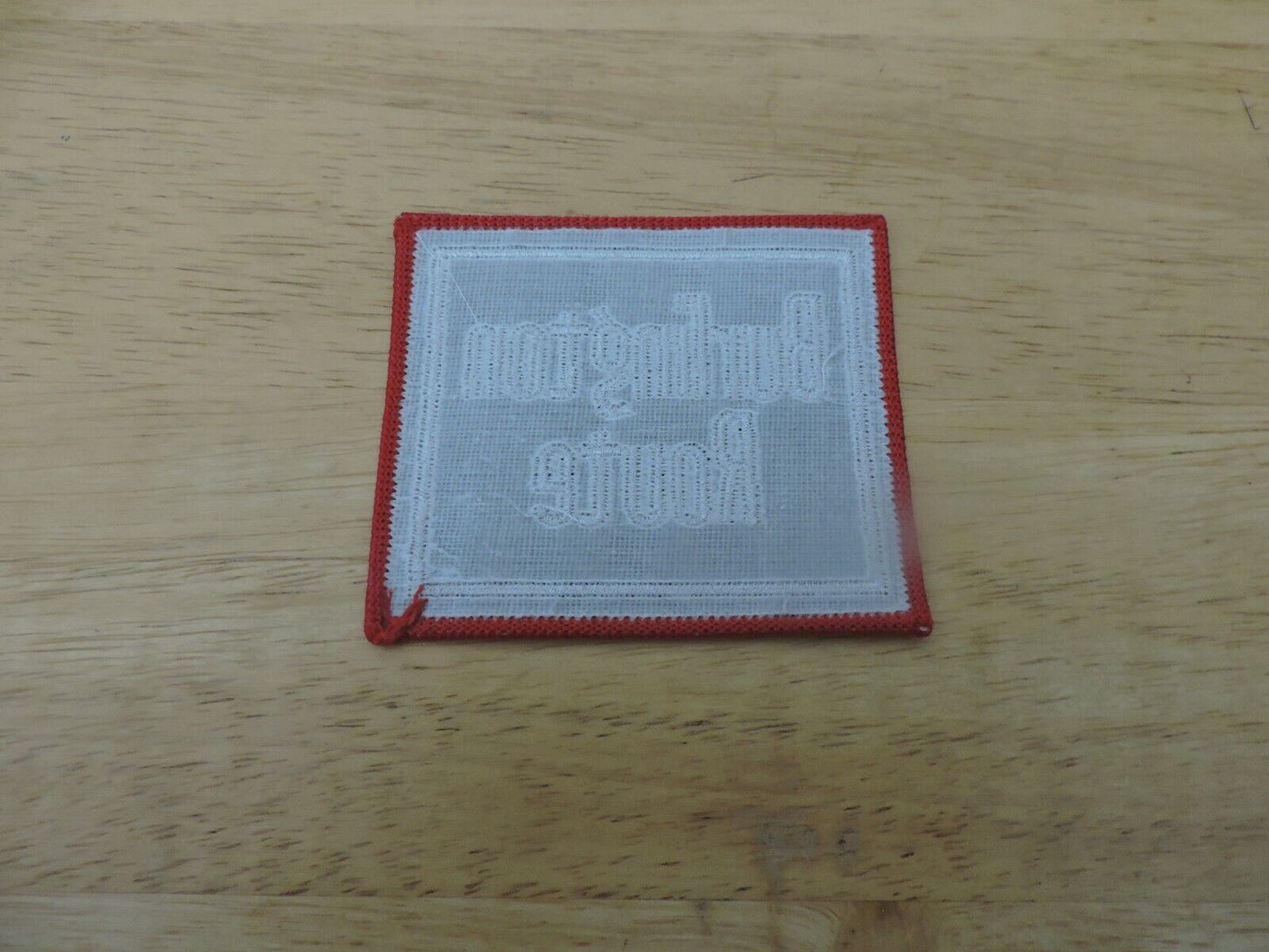 Burlington Route Patch--3.25 x 2.75 inches