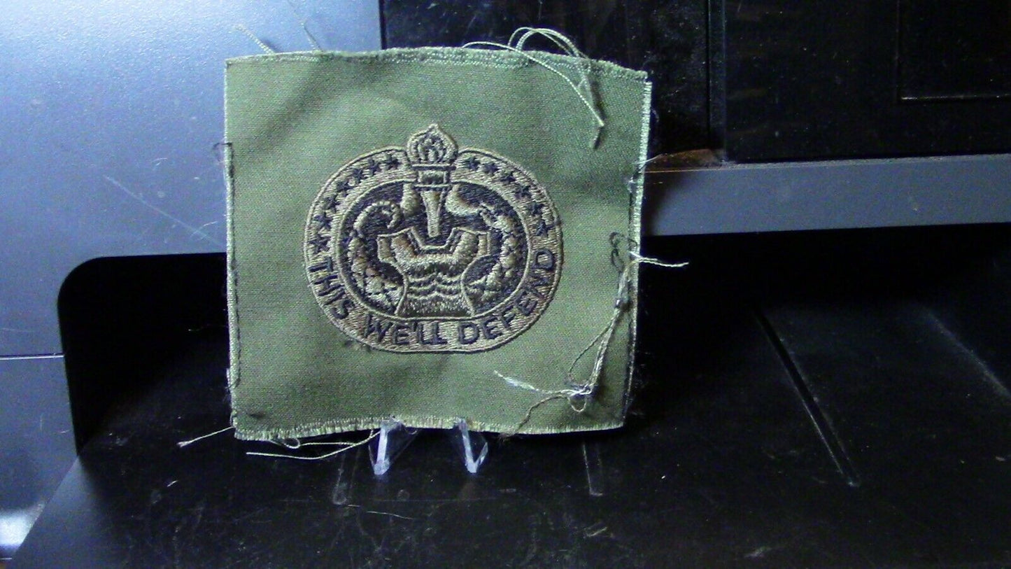 U.S. Army "This We'll Defend" Uniform Patch