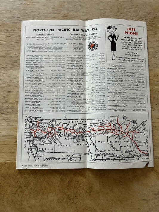 Northern Pacific Railway October 29 1967