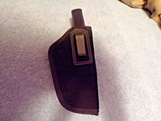 Black Safariland Nylon Holster-Belt Clip/Trigger Guard