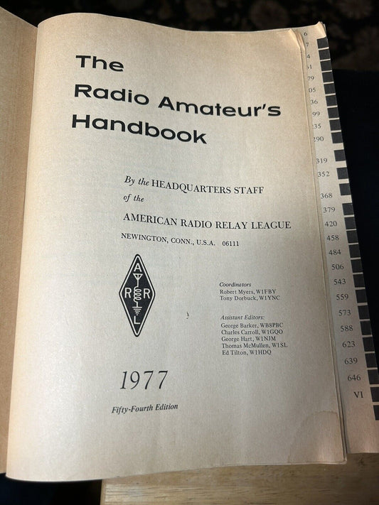 Softcover: The 1977 ARRL Handbook for the Radio Amateur
