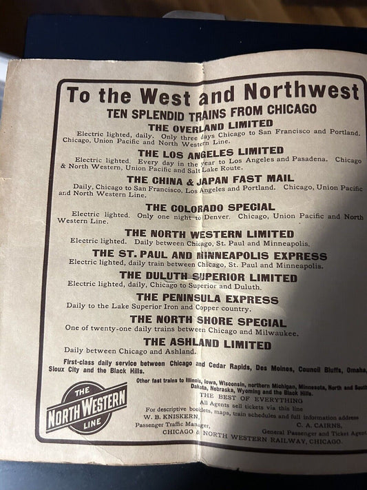 Vintage North Western RR Line