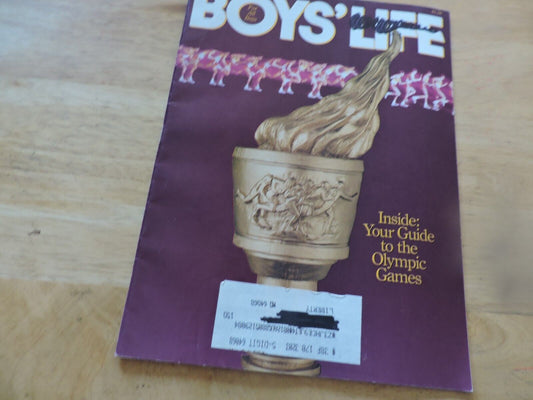 BOYS' LIFE MAGAZINE--INSIDE: YOUR GIDE TO THE OLYMPIC GAMES