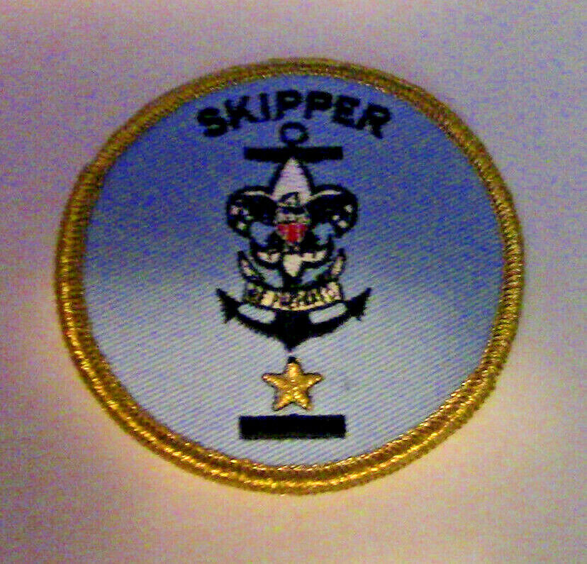 BSA: Sea Scout "Skipper with Honor" Position Patch (Brand New/Never issued)