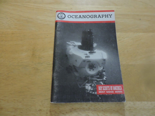 BOY SCOUTS OF AMERICA OCEANOGRAPHY  MERIT BADGE BOOK, 1985