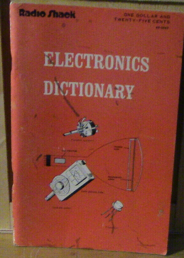 VINTAGE RADIO SHACK-"ELECTRONICS DICTIONARY" 1975
