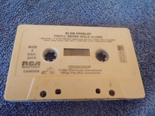 You'll Never Walk Alone by Elvis Presley (Music Cassette, RCA Camden Classics)