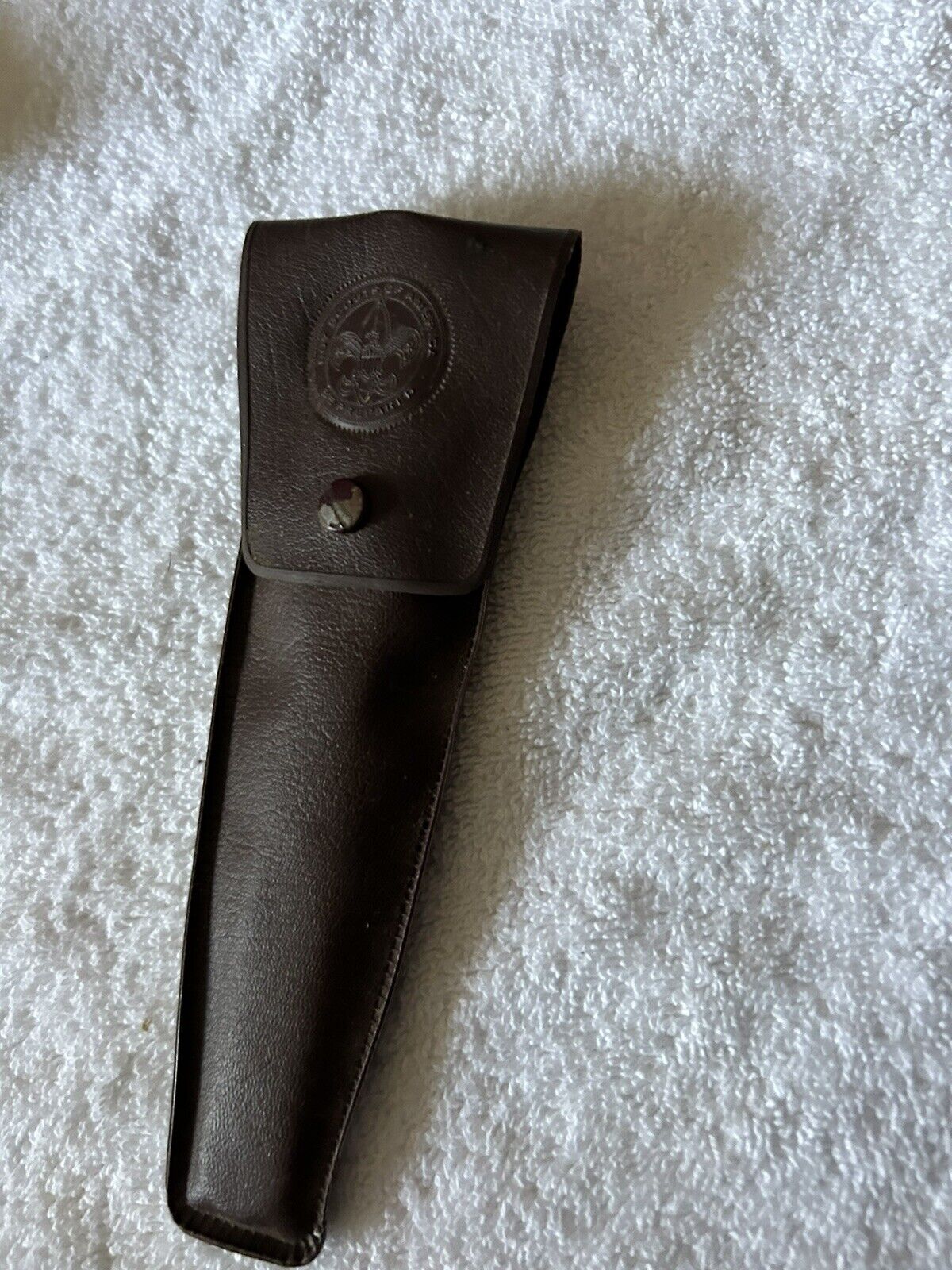 BOY SCOUT STERLING SILVER 3 PIECE FULL SIZE UTENSIL SET WITH CASE (7 INCH)