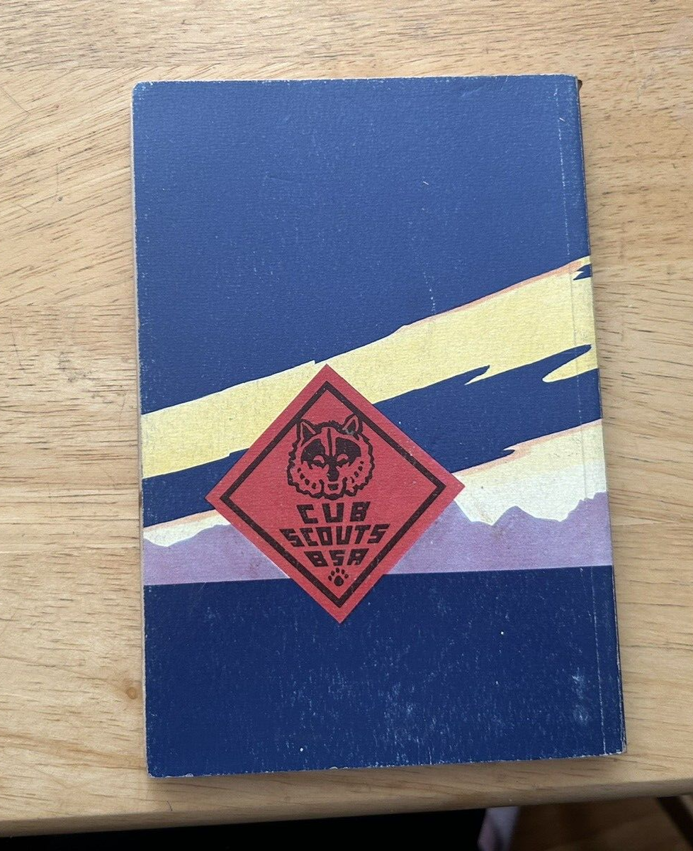 1950s Wolf Cub Scout Book previously owned and used