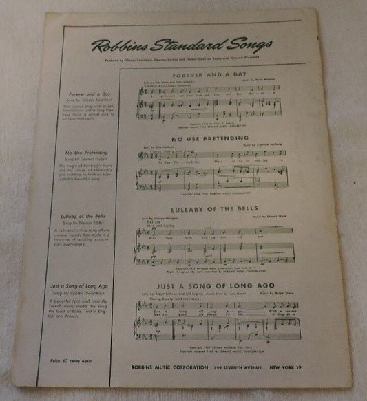 Vintage (1936) Sheet Music For Voice and Piano: A Heart That's Free