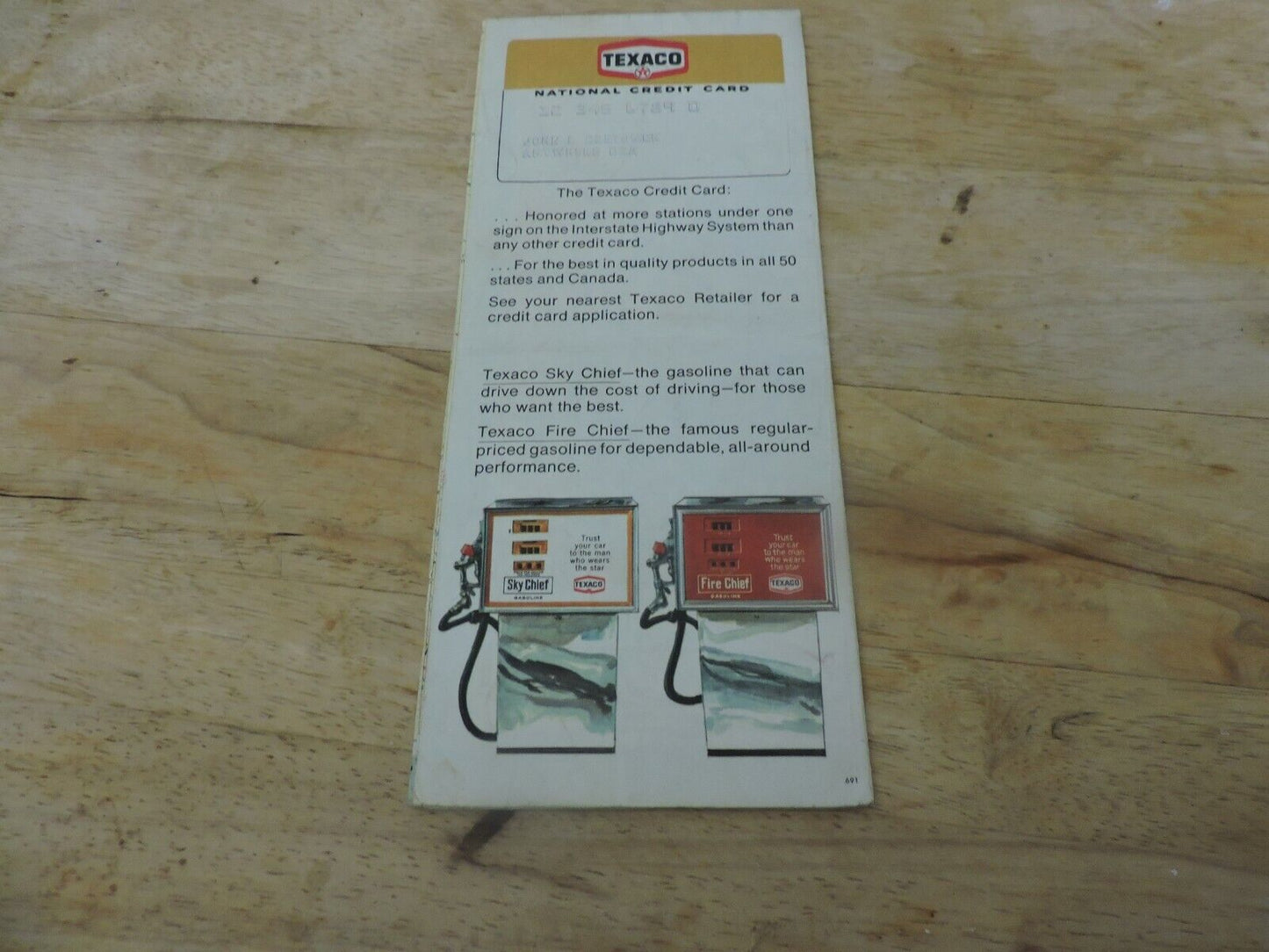 Colorado Texaco Road Map 1969