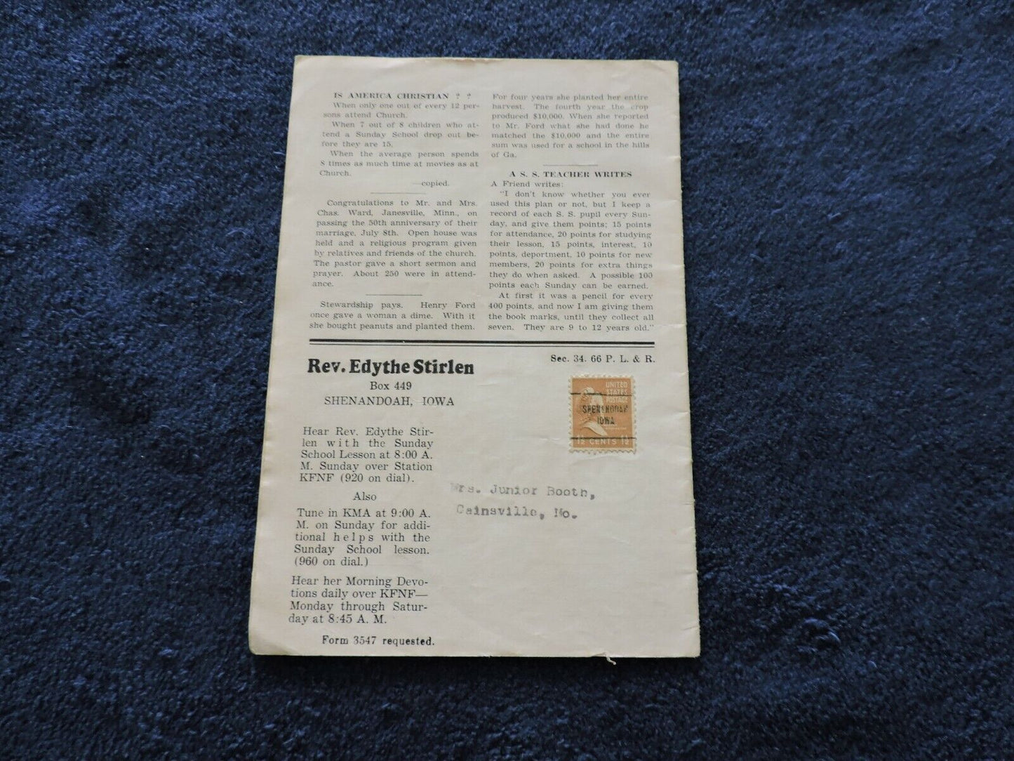 Set of 2: Radio Periodical, "S.O.S. Signal" Booklets Aug-November 1956