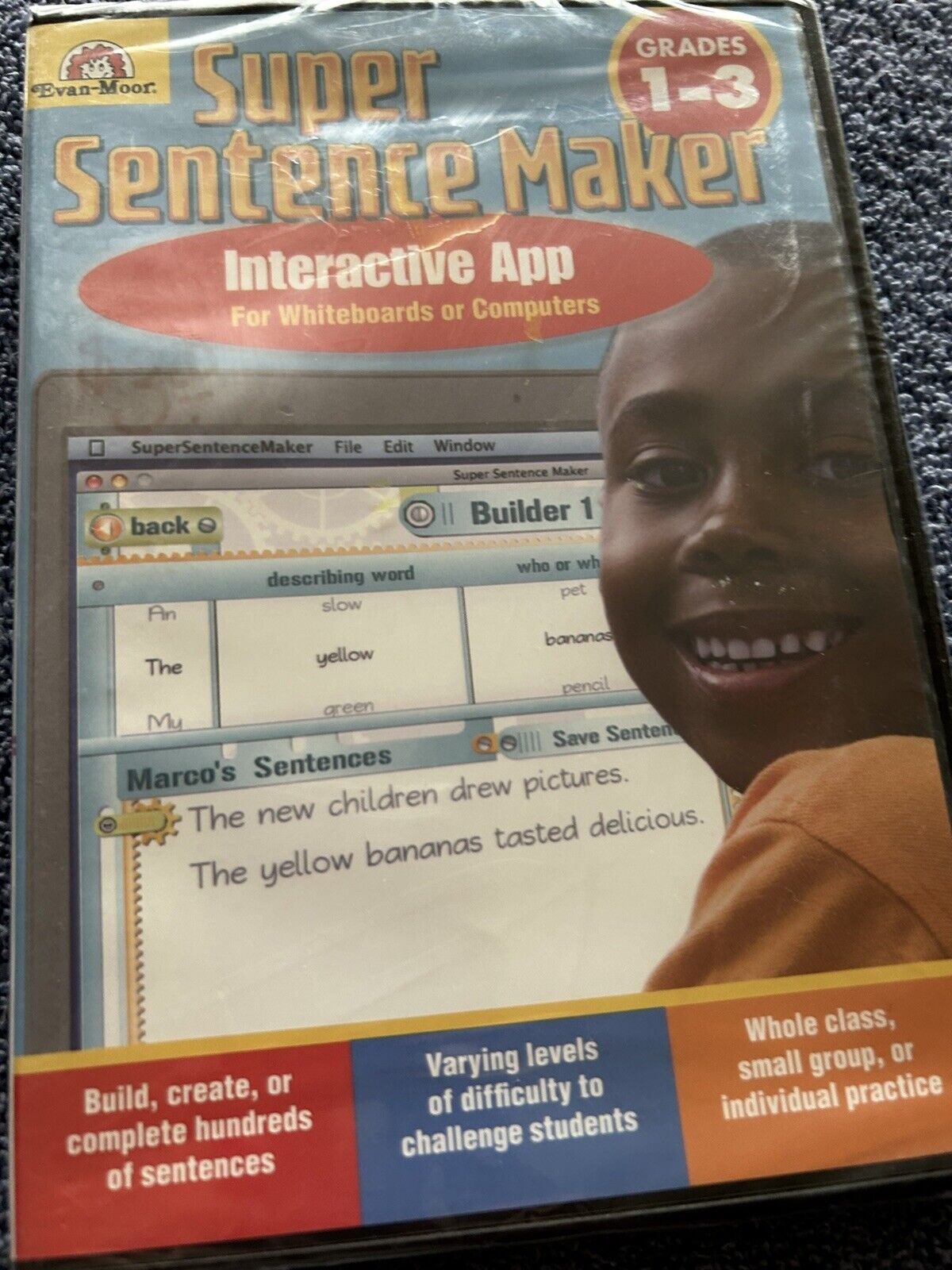 EVAN-MOOR SUPR SENTENCE MAKER INTERACTIVE APP GRADES 1-3