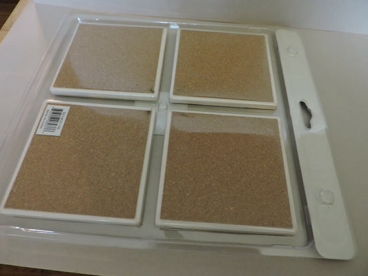 Set of 4 Ceramic Coasters: Coasting and Hoasting Fruit Coasters