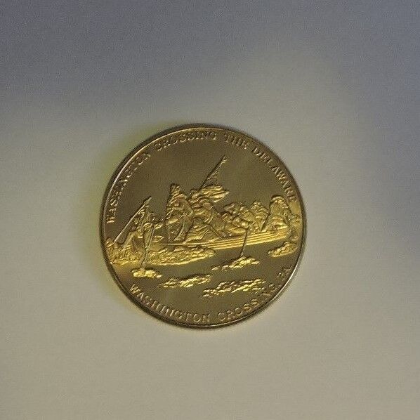 U S Treasures Medallion: Washington Crossing