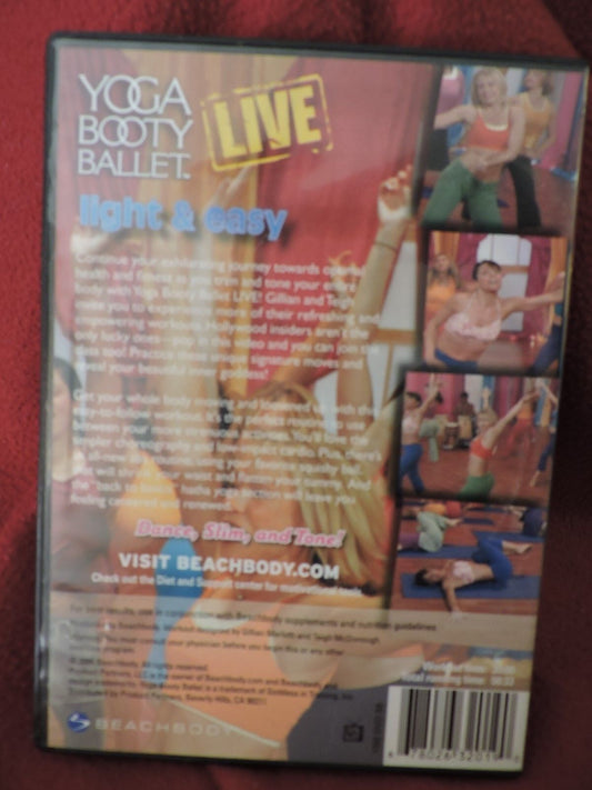 Yoga Booty Ballet Live Light & Easy! BeachBody - 2005 DVD