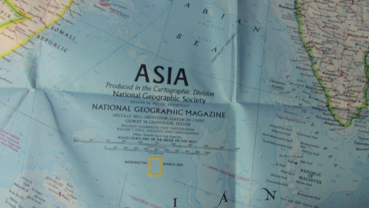 The National Geographic Magazine Map of The Peoples of Southeast Asia