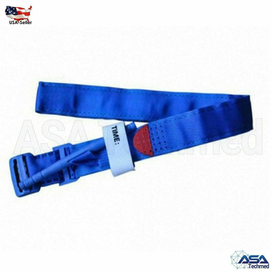 Tourniquet Rapid One Hand Application Emergency or Outdoor First Aid Kit Blue
