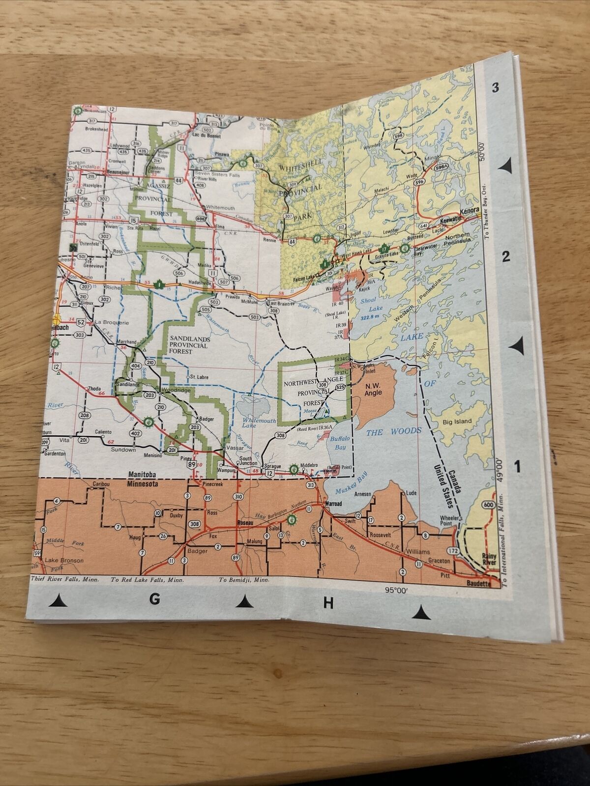 Official Highway Map 1981-1982 Manitoba