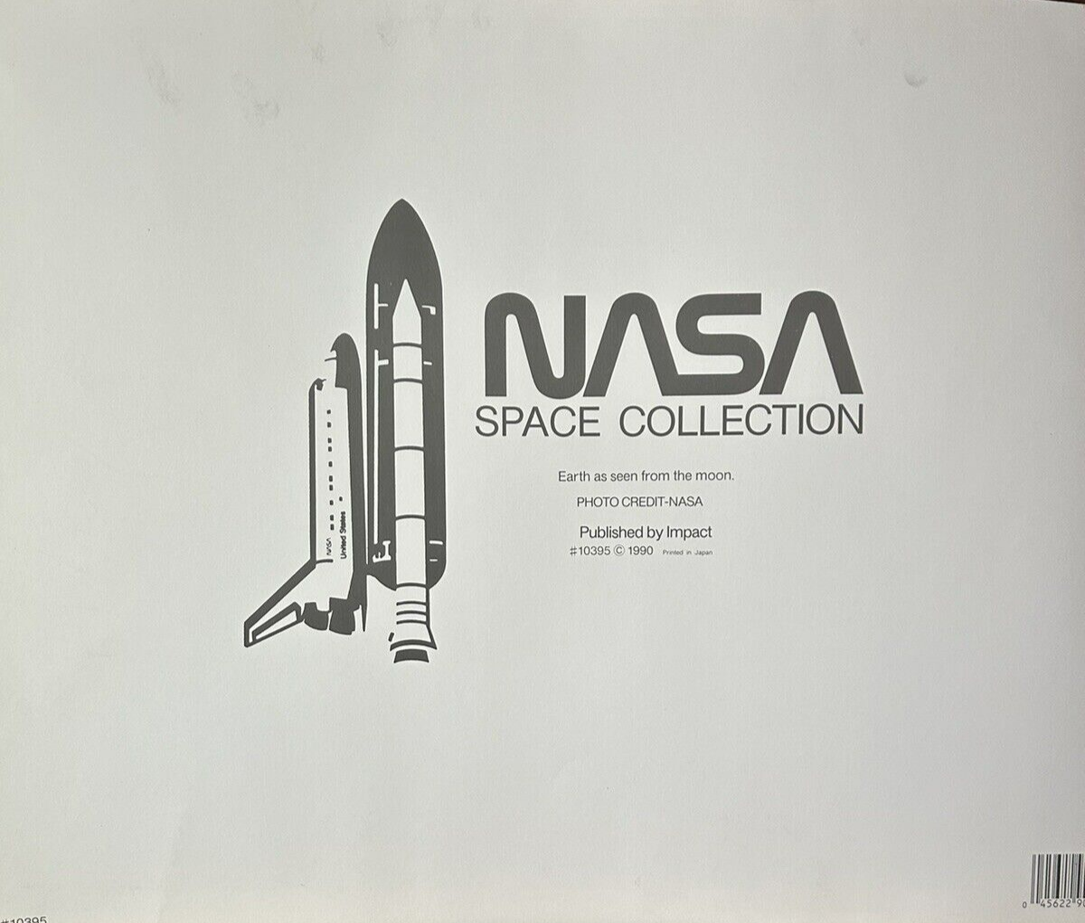 Nasa Space Collection: Earth as seen from the Moon