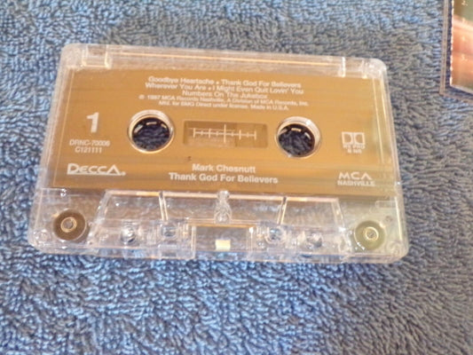 Mark Chesnutt - Thank God for Believers Music Cassette Tape