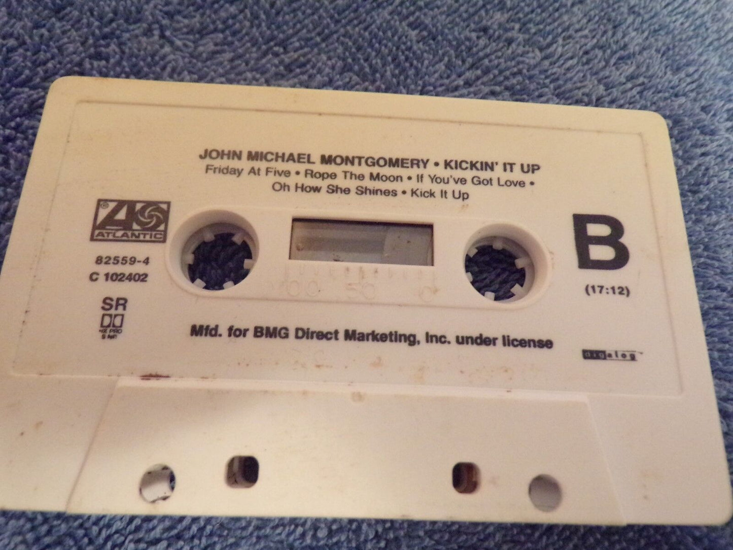 Kickin' It Up by John Michael Montgomery (Cassette, Feb-1992, Atlantic (Label))