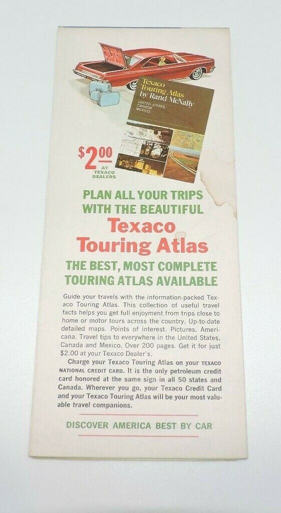 Vintage Utah Map Produced By Texaco