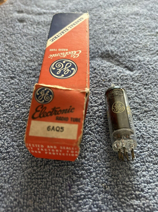 GE ELECTRONIC TUBE 6AQ5 UNTESTED