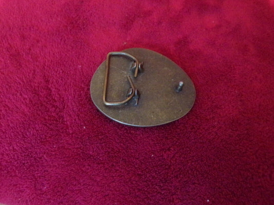 Brass Belt Buckle: Polished Stones-Unique Art