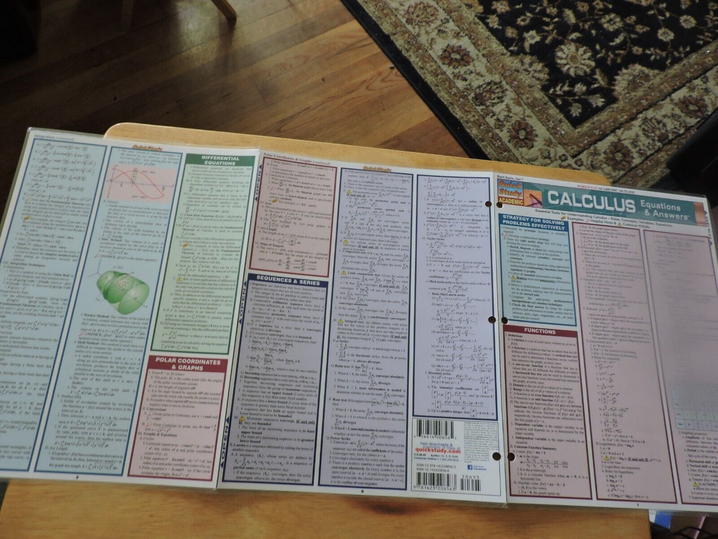 ACADEMIC OUTLINE: CALCULUS EQUATIONS & ANSWERS