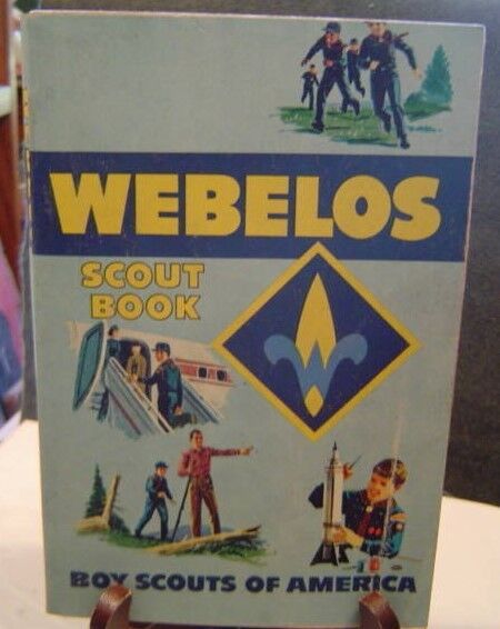 Vintage Webelos Scout Book, Copyrighted 1967