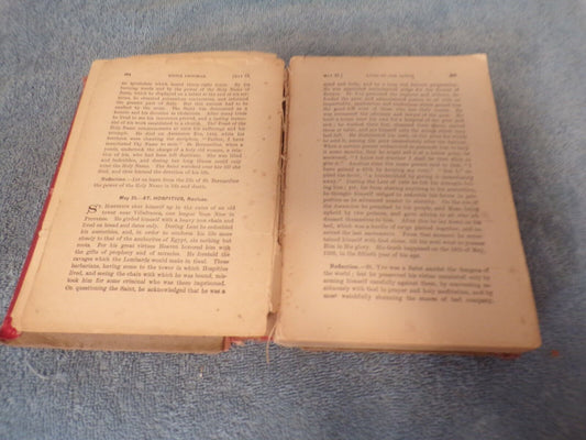 1918 Printing (First Edition): Little Pictorial Lives of The Saints.