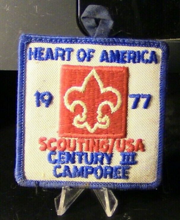 BSA: Vintage 1977 Scouting USA, Century III Camporee Patch (Heart of America)