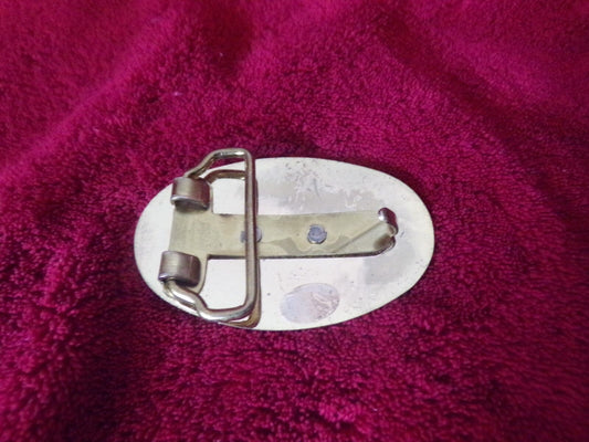 Silver Dueling Pistols Belt Buckle