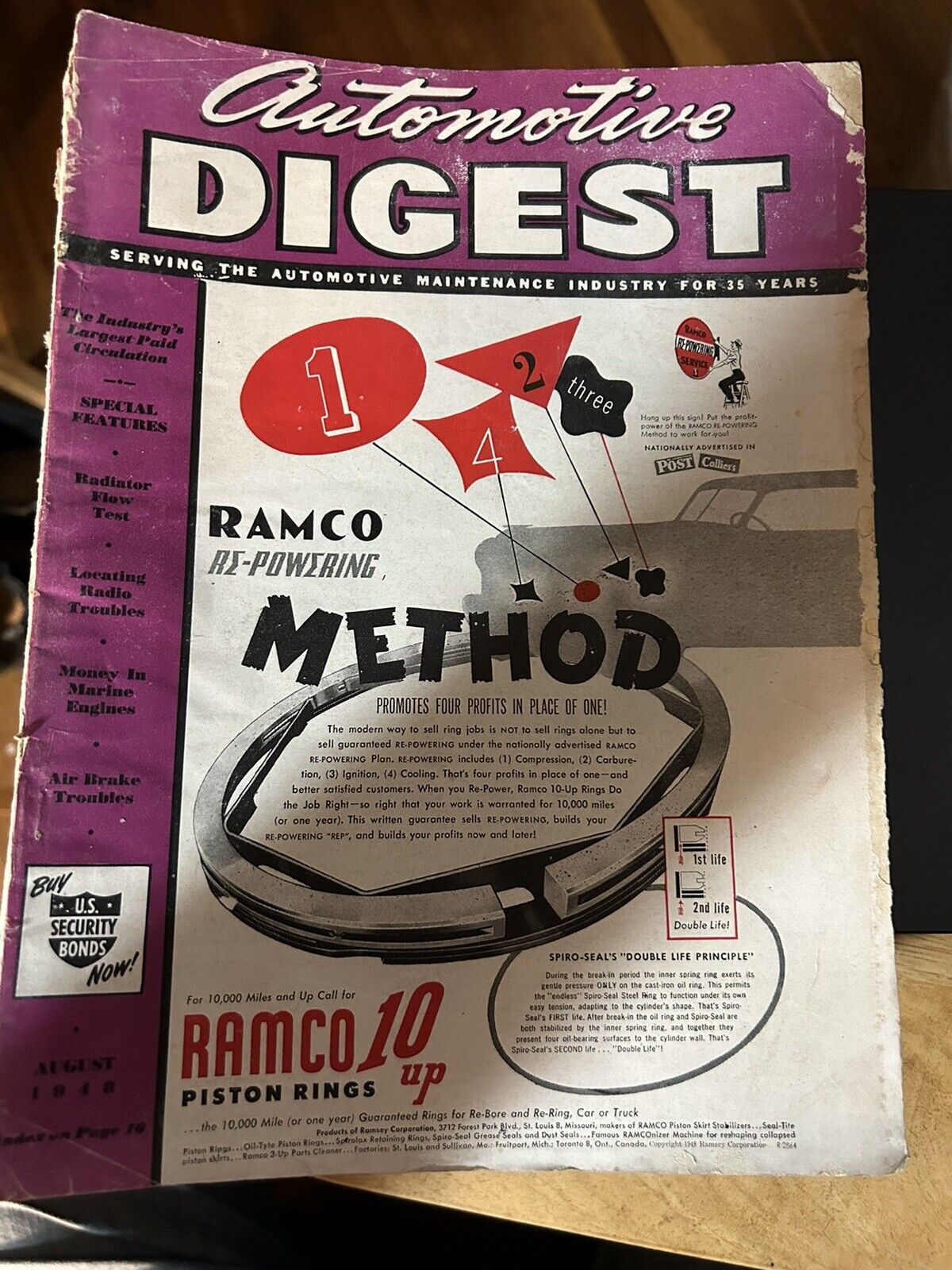 AUTOMOTIVE DIGEST MAGAZINE, AUGUST 1948