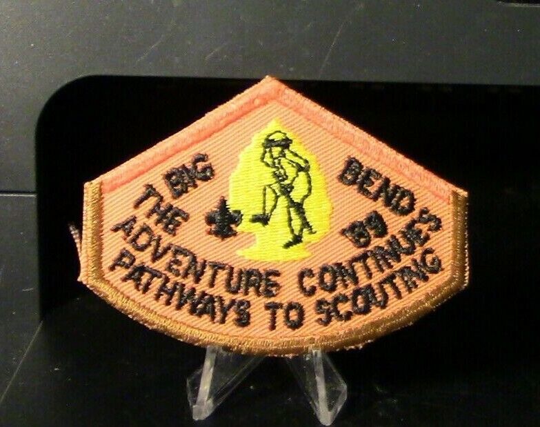 Vintage BSA : Big Bend District '89 Pathways to Scouting Patch
