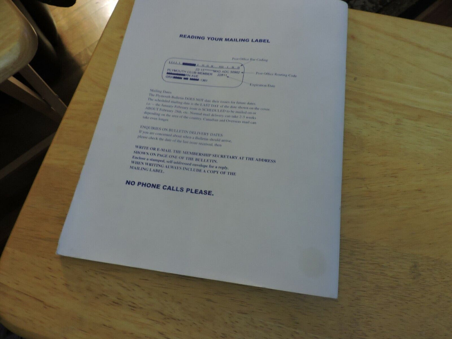 THE PLYMOUTH BULLETIN MARCH/APRIL 2012