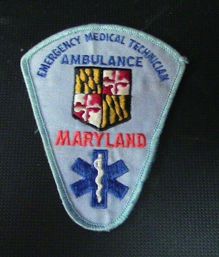 Emergency Medical Technician Ambulance, Maryland Patch