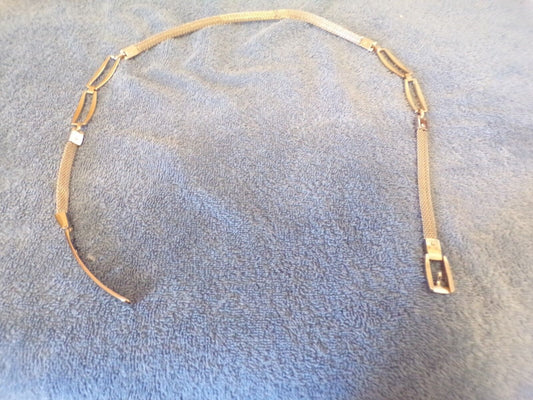Beautiful Silver Women's Belt - Size Medium (31-32), Pant Size 8-10