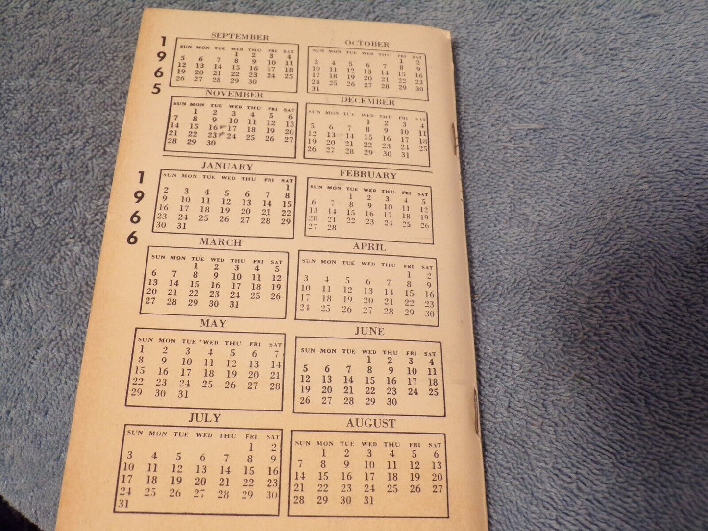 1965-1966 Cub Scout Leader's Program Notebook