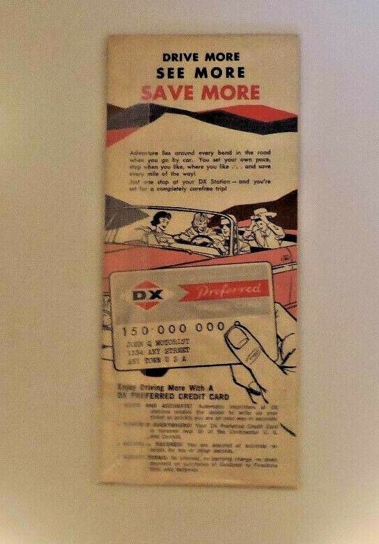 Vintage Folding Map of Missouri And Transcontinental Map By DX